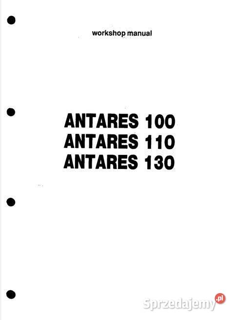 Same Antares 100 110 130 instrukcja naprawy