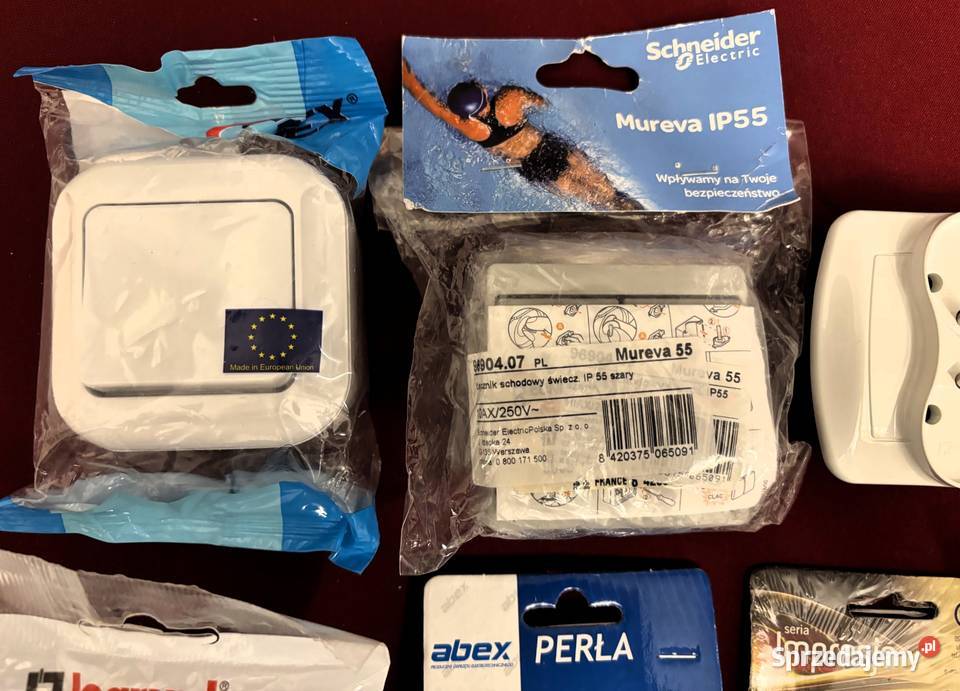 Osprzęt elektryczny różny zachodniopomorskie Szczecin sprzedam