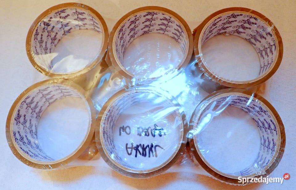 Taśma klejąca pakowa brąz 40m Mocny acrylowy Siewierz