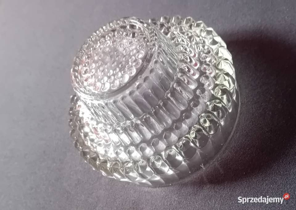 Skandynawska szklana miseczka świecznik druga Porcelana i szkło