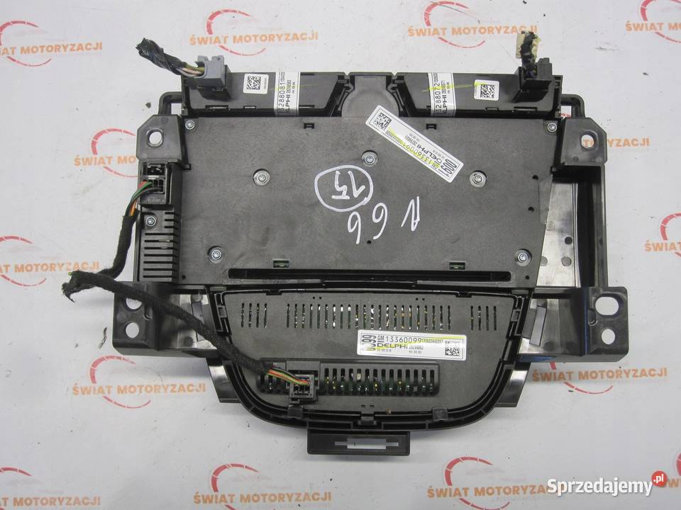 OPEL ASTRA J LIFT 13r panel radia klimatyzacji