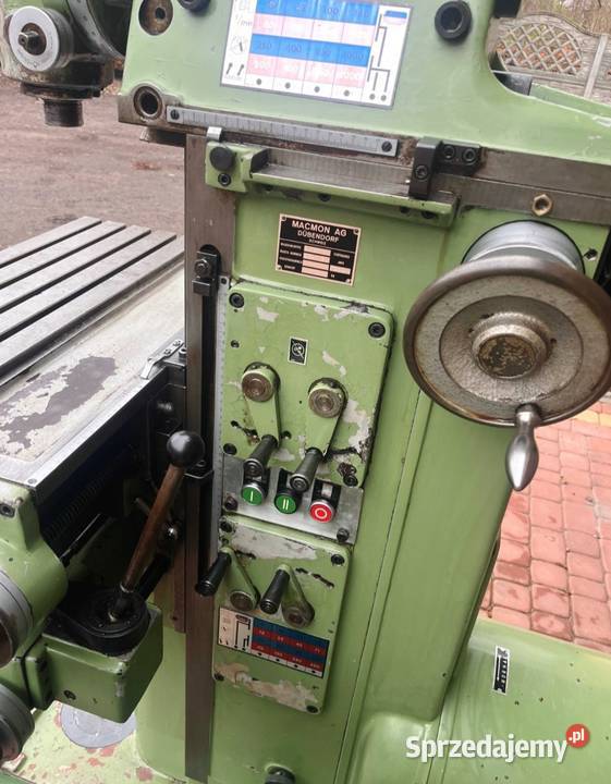 Wiertarka ze stołem krzyżowym frezarka do metalu