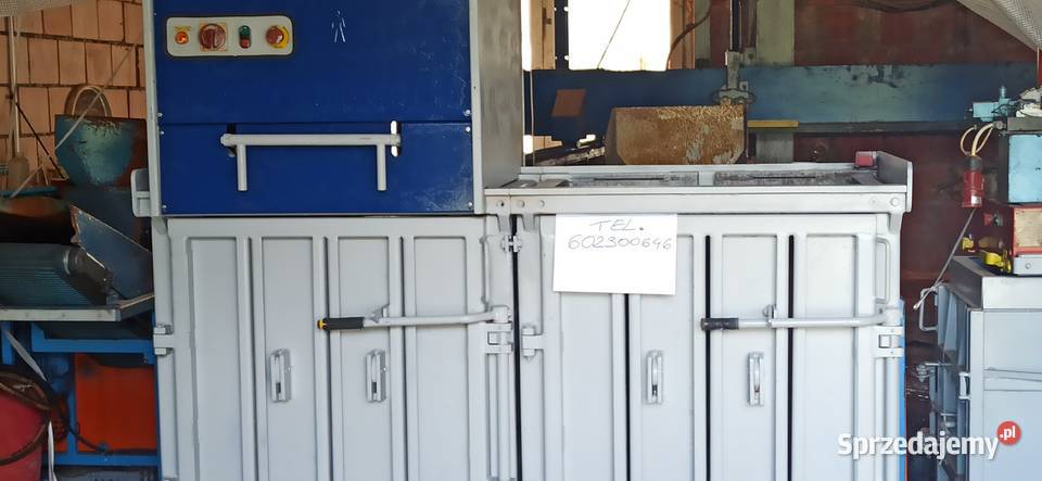 Prasa hydrauliczna 2 komorowa do makulatury małopolskie Trzebinia