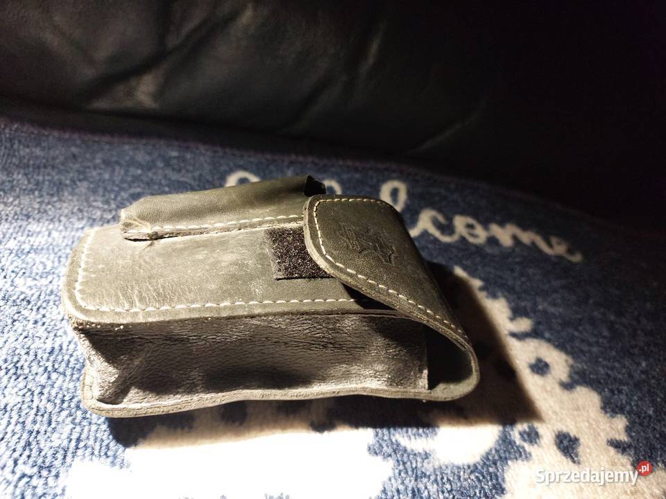 Stare skórzane etui do paska PRL dolnośląskie