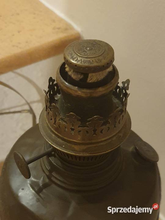 Lampa naftowa niemiecka Carl Hory Berlin stara Lublin