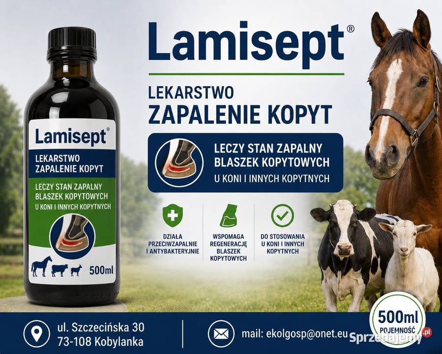 Lamisept Ochwat lekarstwo zapalenie kopyt Szczecin