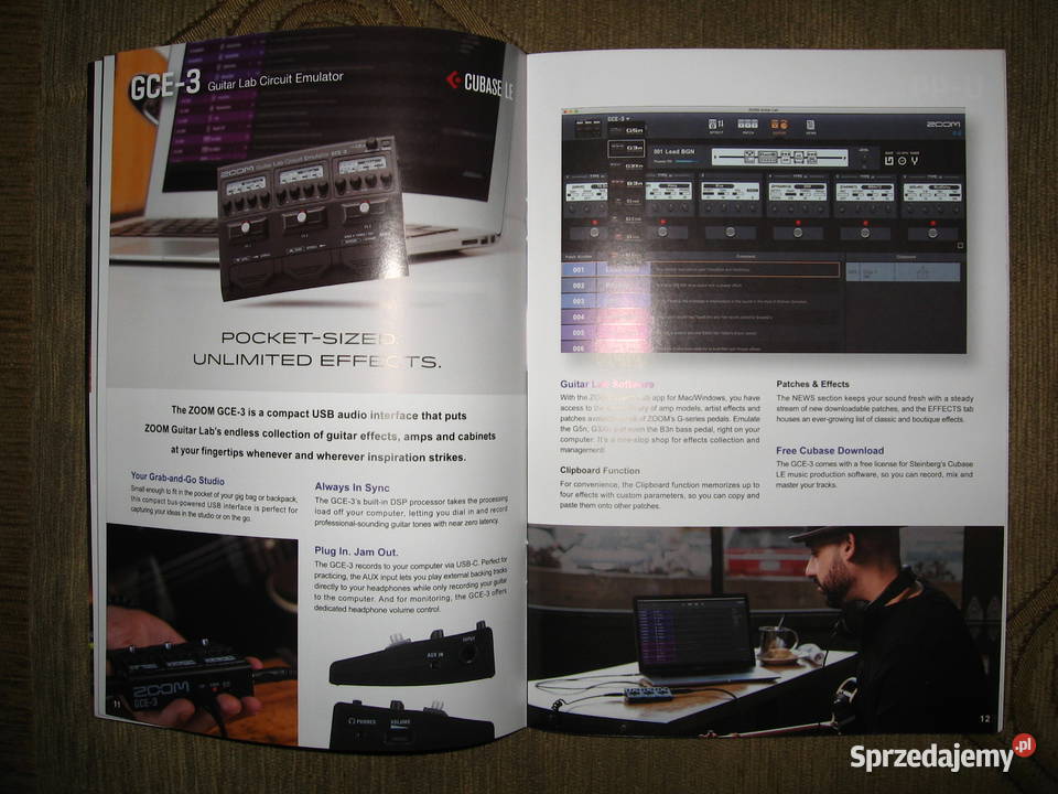 ZOOM rejestratory dwa katalogi sprzedam