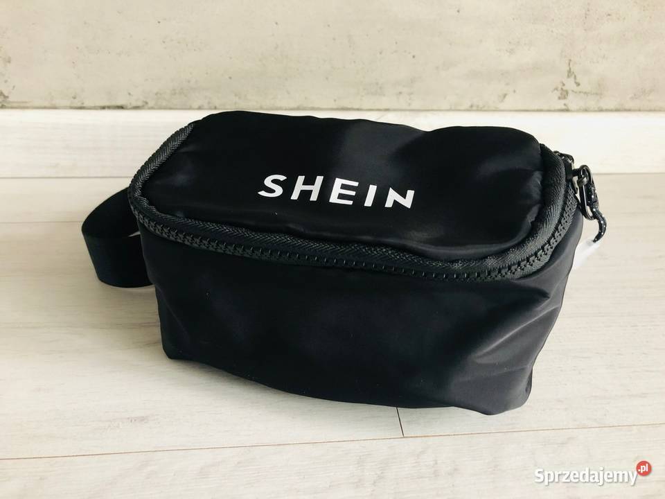 NOWA czarna nerka kosmetyczka z paskiem Łódź