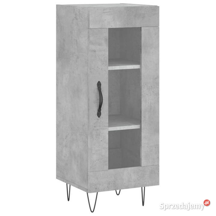 Wysoka szafka szarość betonu 345x34x180 Warszawa sprzedam