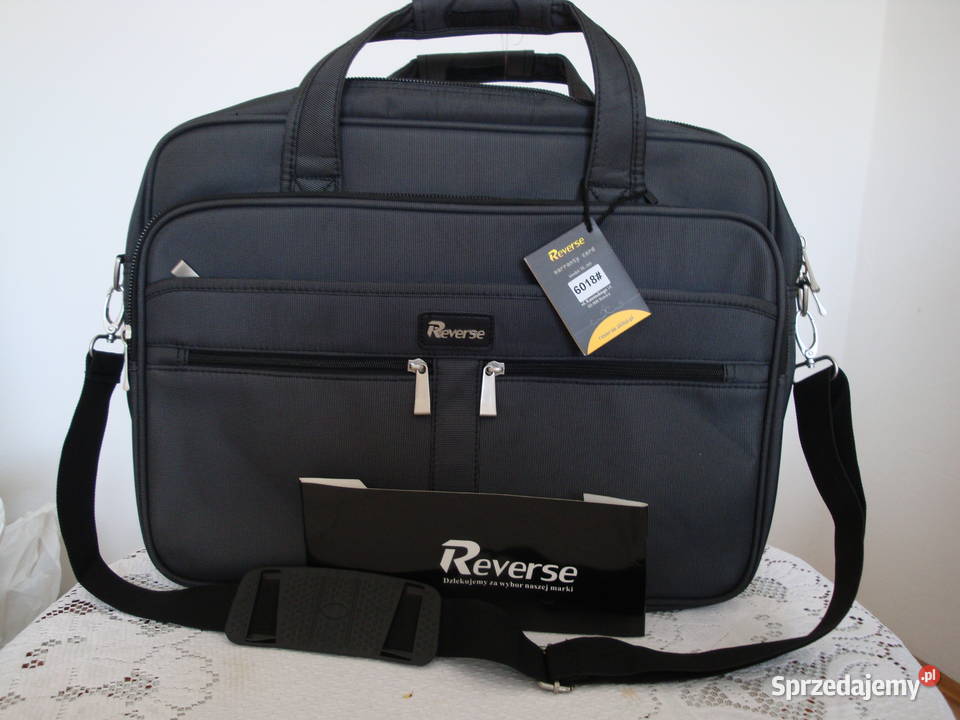 Nowa torba  marki reverse na laptop 17,3,  na ramię
