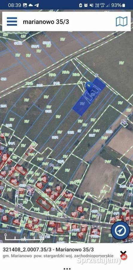 Działka budowlana jeziorze Marianowo