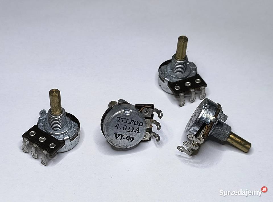 Potencjometr 470 Ohm A Unitra TELPOD Części i akcesoria Gdańsk