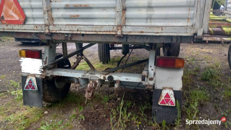 Przyczepa rolnicza d 47 nieuszkodzony Rolnictwo Słomniki