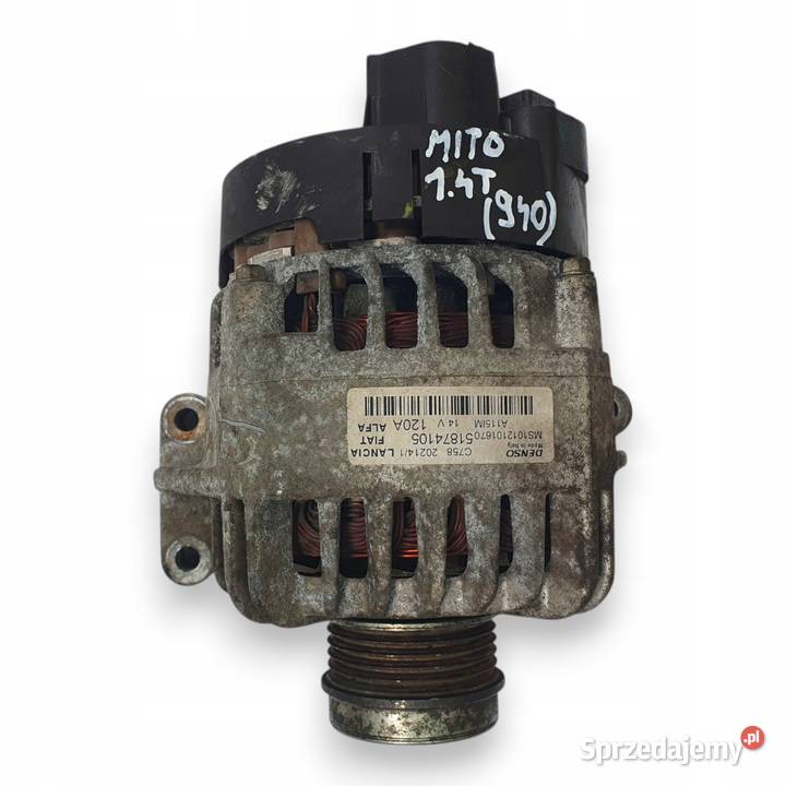 ALTERNATOR Alfa Romeo MiTo Giulietta 14 T Denso Układ elektryczny silnika lubelskie Chełm