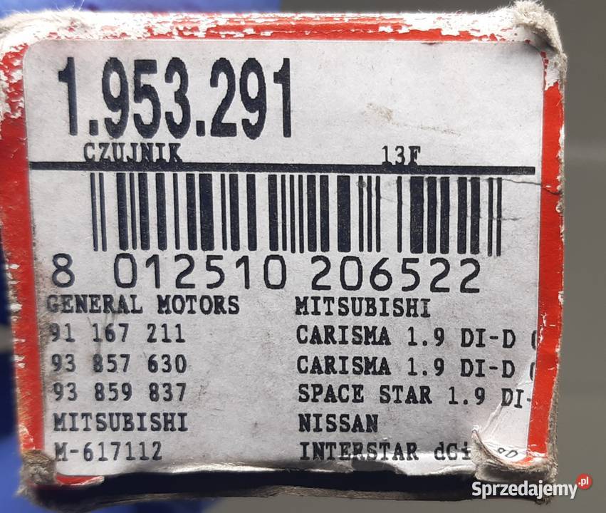 CZUJNIK WAŁU KORBOWEGO OPEL RENAULT 19 DCI DI dolnośląskie Mielęcin