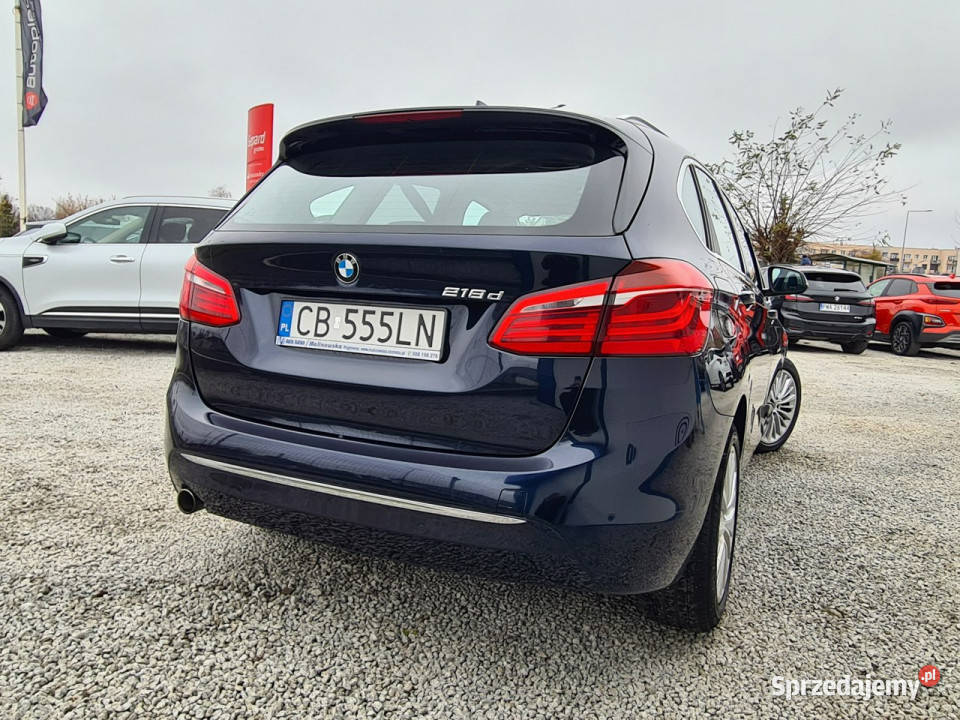 BMW 218 Salon Navi Skóra Grzane Fotele Xenon gniazdo USB Wągrowiec