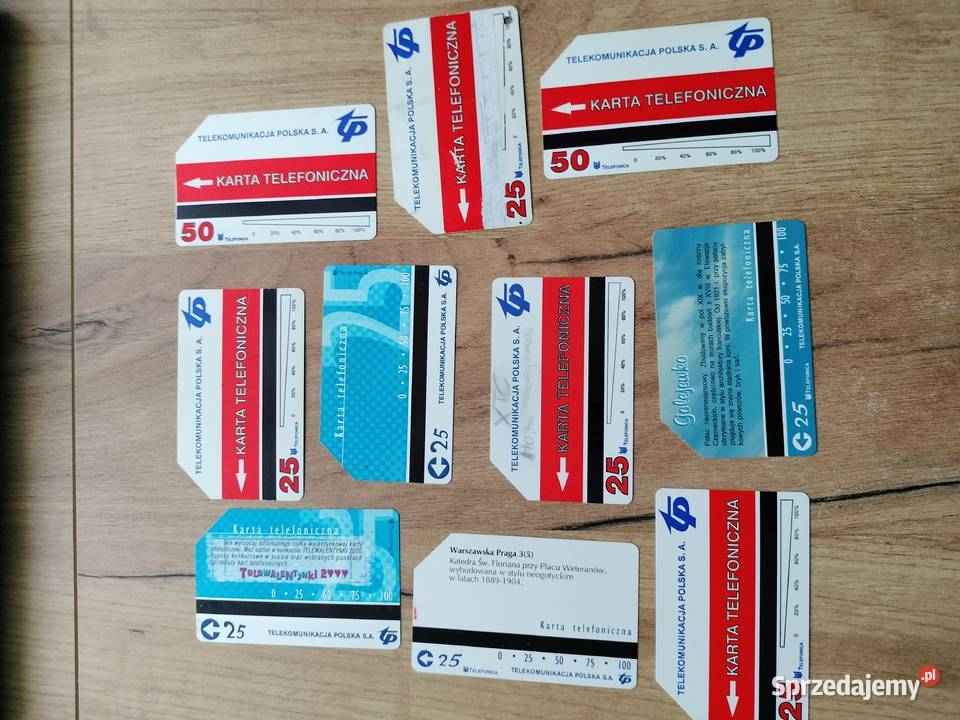 Karty telefoniczne lata 90 5 miasta Polski Choszczno