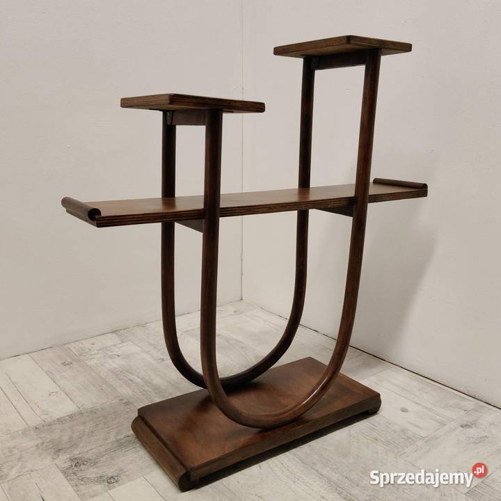 kwietnik stojący model Thonet gięty buk vintage Radomsko
