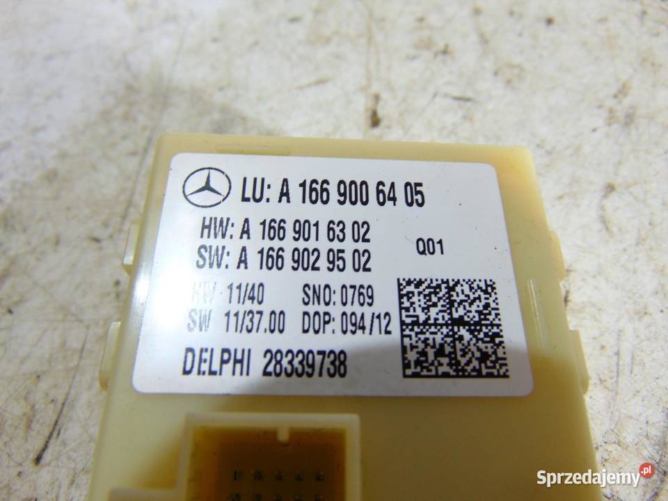 MODUŁ KLAPY ML W166 A1669006405 wielkopolskie sprzedam