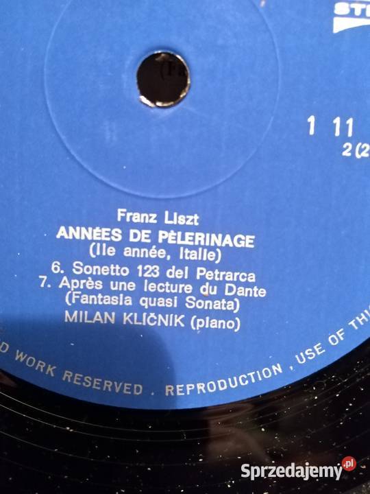 Liszt Milan Klicnik 1975 Wałbrzych