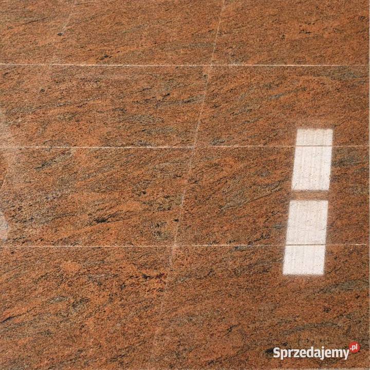 Płytki granit Multicolour Red polerowany Płytki elewacyjne