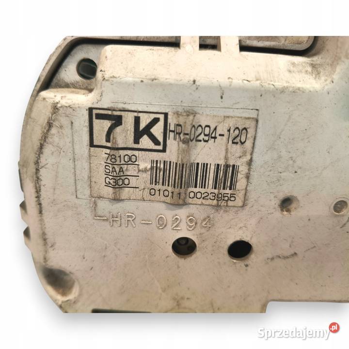 LICZNIK ZEGARY 78100SAAG300 Honda Jazz II 12 13 Chełm