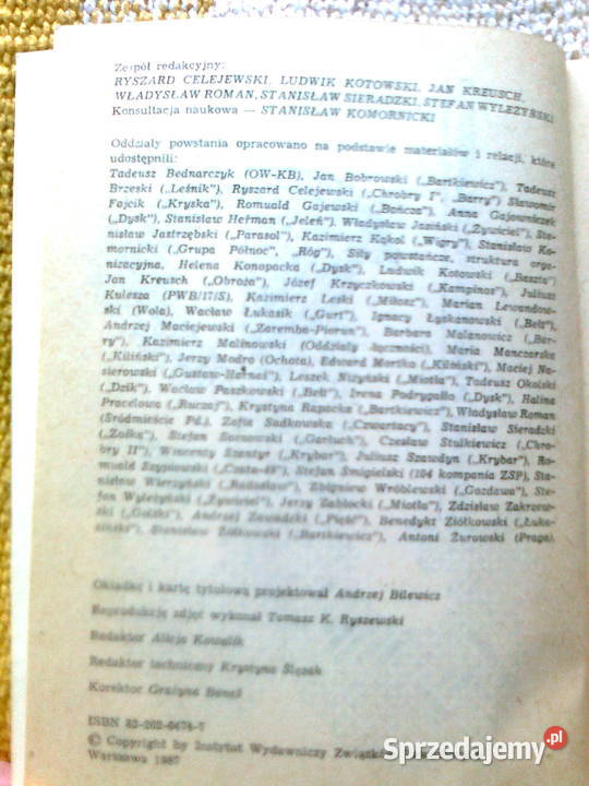 Oddziały Powstania Warszawskiego Warszawa