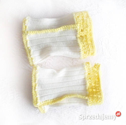 jasne mitenki pastelowe mitenki kremowe mitenki Dla kobiet Dodatki Białystok