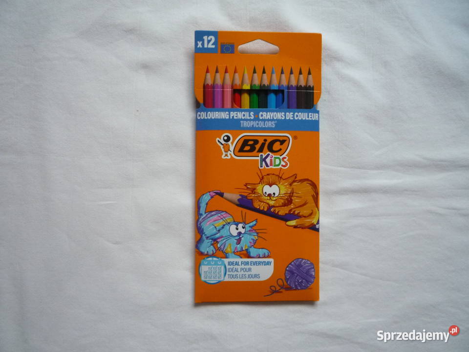 Kredki ołówkowe Bic Tropicolor 12 kolorów Szczecin