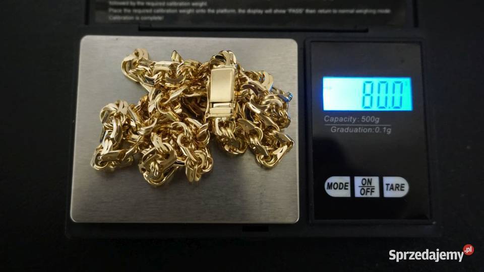ZŁOTY ŁAŃCUSZEK GARIBALDI 80G ŁAŃCUCH GALIBARDI Warszawa