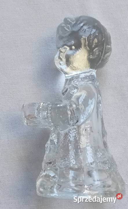 Szklana figurka świeczik Kosta Boda Biedermann Antyki, Sztuka, Kolekcje wielkopolskie Koźminek