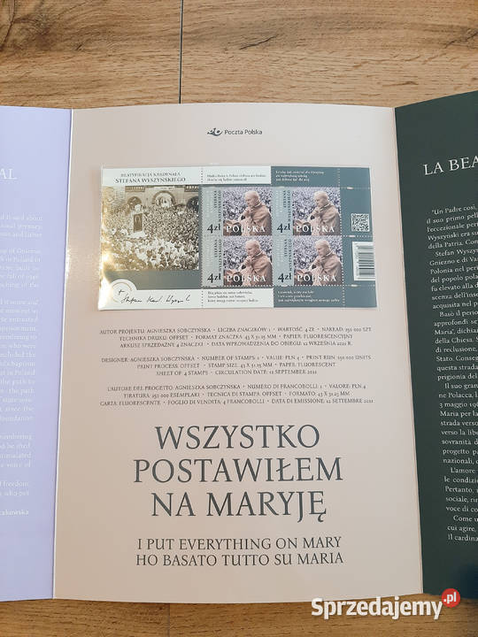 Folder Beatyfikacja Kardynała Stefana Warszawa