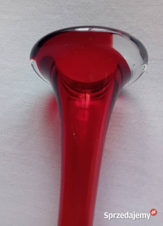 Wazon Vintage na 1 kwiat Aseda Glasbruk Szwecja Koźminek