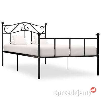 vidaXL Rama łóżka czarna metalowa 100 x 200 Warszawa