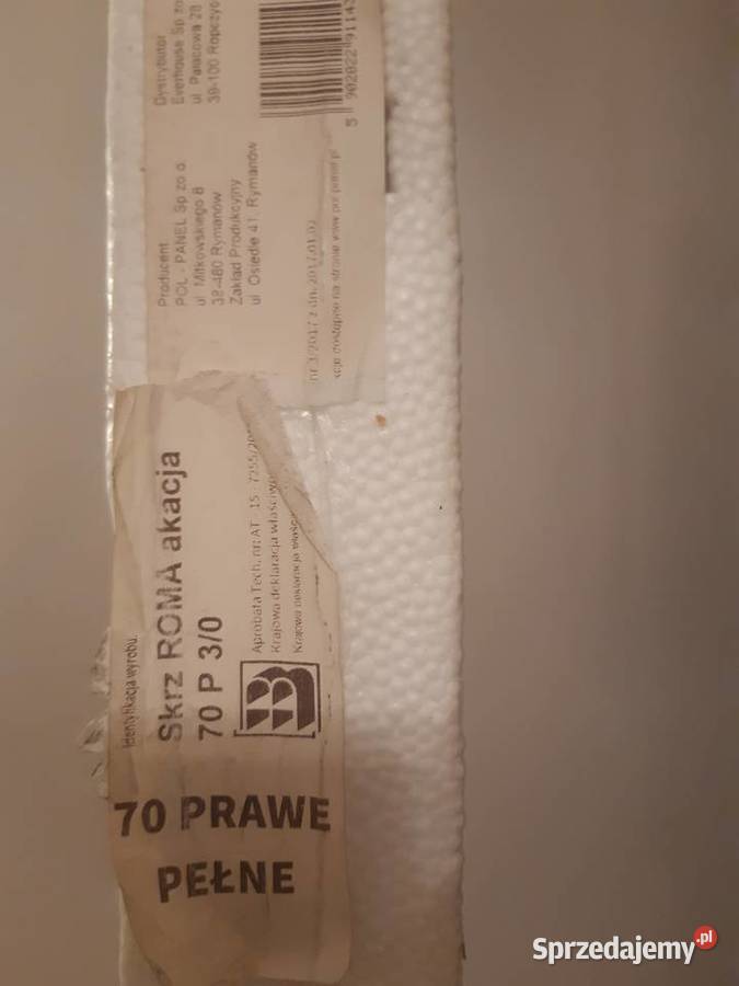 Drzwi wewnętrzne 70 prawe ROMA akacja Budownictwo i akcesoria Wrocław