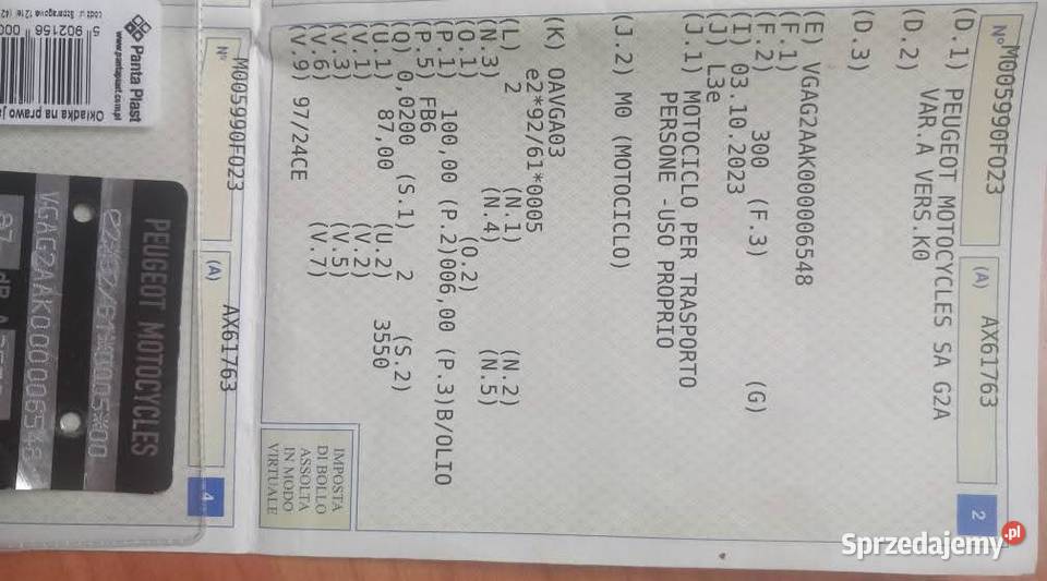 Papiery Vin blaszka Świętochłowice