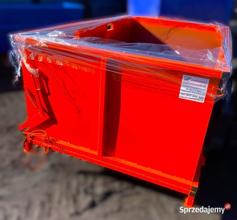 Kontener z otwieranym dnem 15 m3 kontener Niedrzew Pierwszy