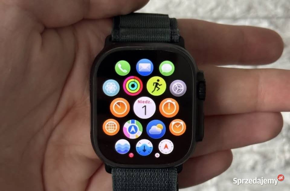 Apple Watch Ultra 2 49mm czarny tytan Kłodzko