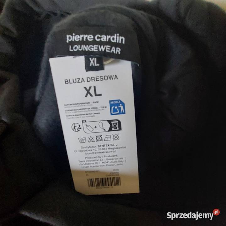 PIERRE CARDIN bluza z kapturem kangurka XL Żory sprzedam