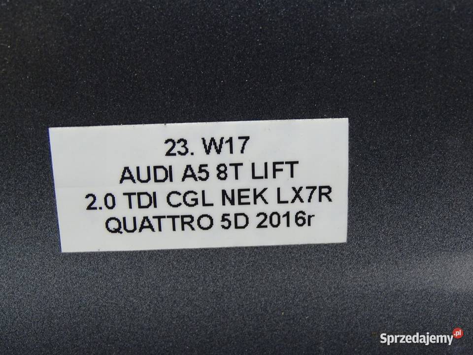 KLAPKA WLEWU PALIWA KOREK AUDI A5 8T 5D LX7R