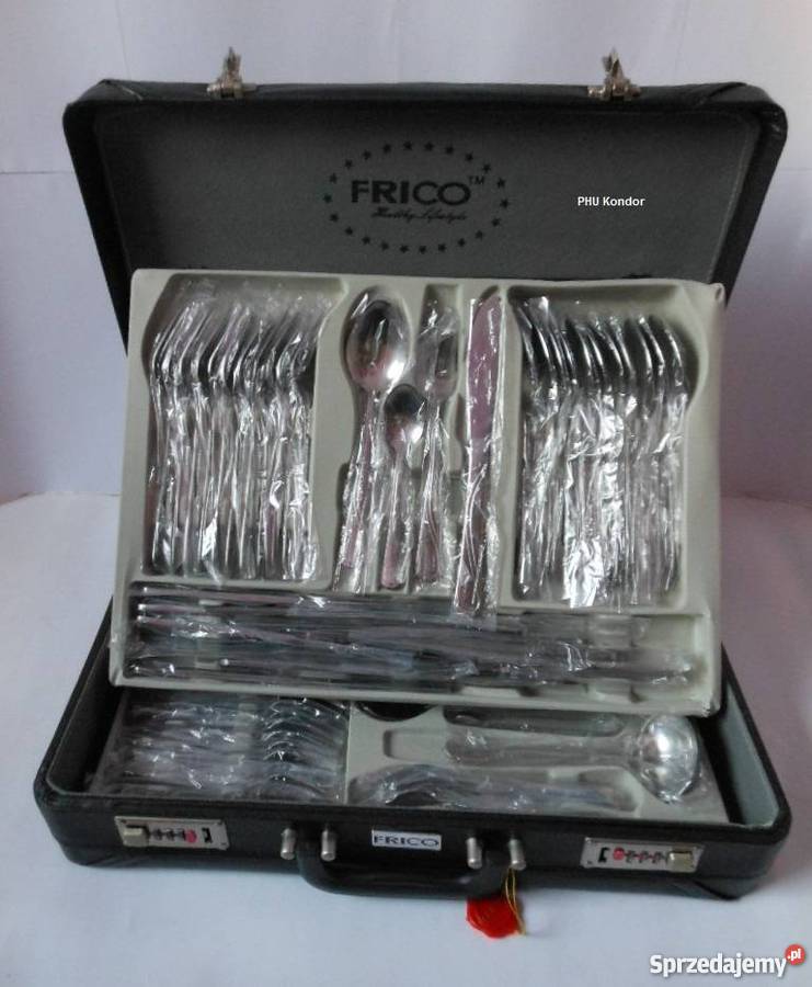 Sztućce FRICO 72 elementy w WalizceWalizka na 12 mazowieckie Bąkowiec