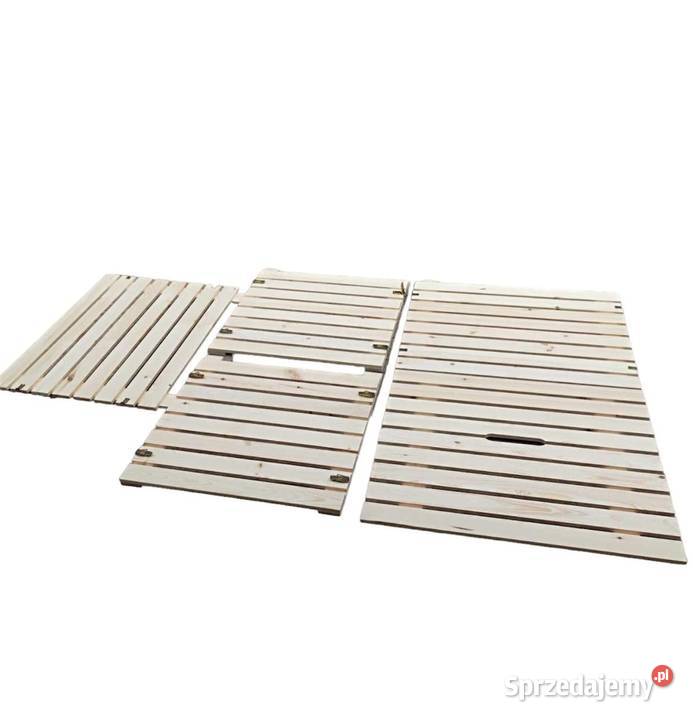 Duży Komopstownik Drewniany z Pokrywą 1200L Kraków