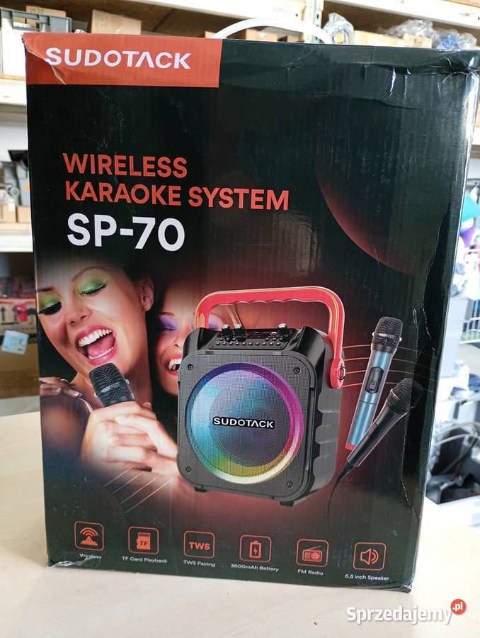 Głośnik przenośny Karaoke Sudotack SP70 Przysucha