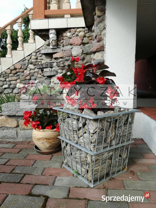 Donice z cortenu stalowe malowane i gabionowe Bydgoszcz