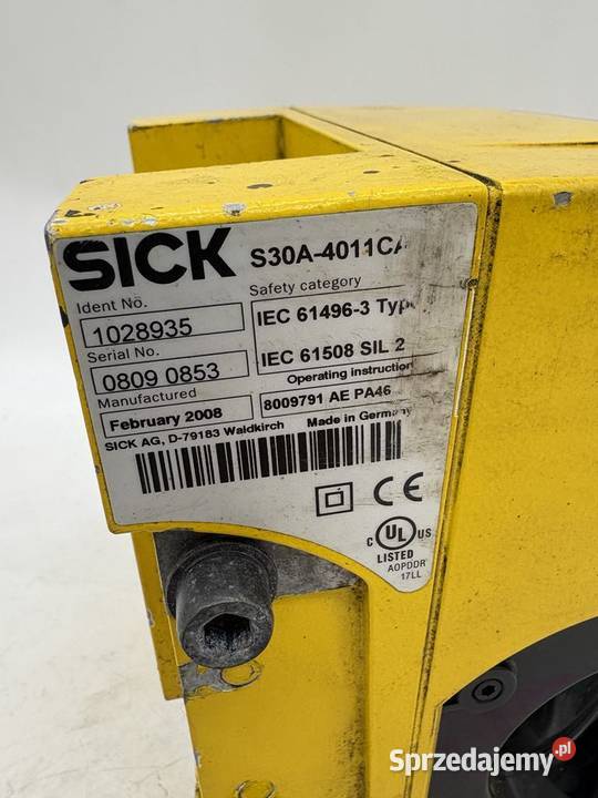 Sick S30A4011CA Safety laser scanner Biznes i Przemysł Warszawa sprzedam