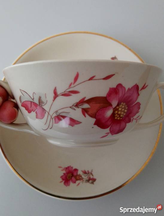 bulionówki Chodzież vintage PRL wielokolorowy sprzedam