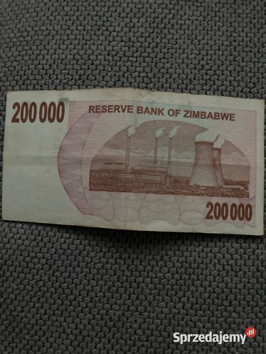 200000 Dollars Zimbabwe pomorskie Wejherowo