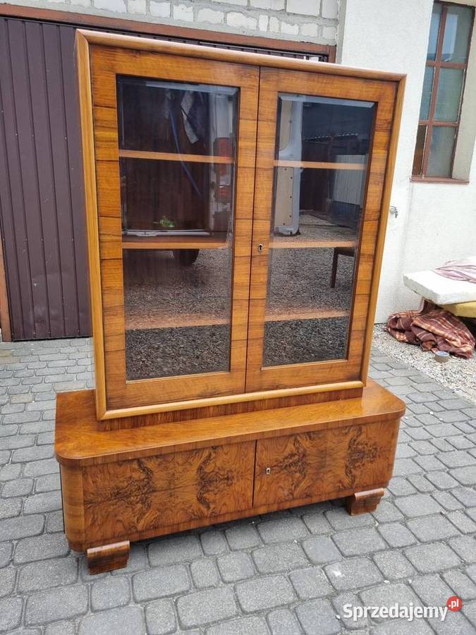 Witryna Art Deco antyk vintage Sękocin Nowy