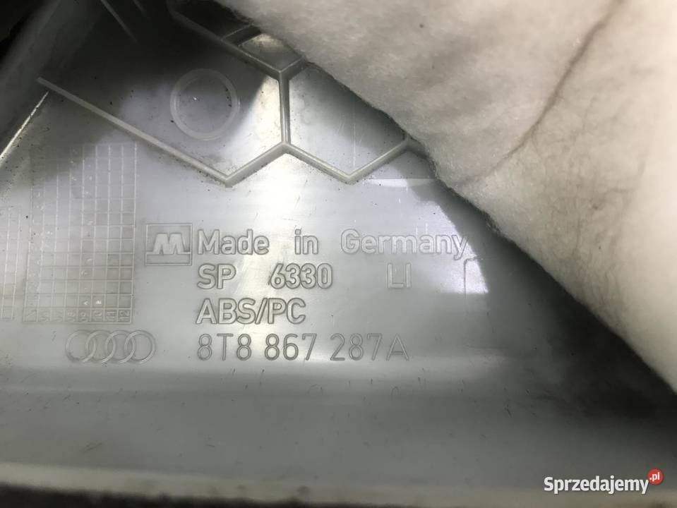 OSŁONA SŁUPKA C LEWY TYŁ AUDI A5 8T 8T8867287A