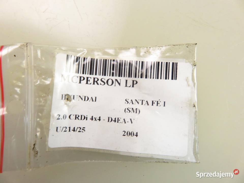 MCPERSON LEWY PRZEDNI HYUNDAI SANTA FE I 20 CRDi osobowe